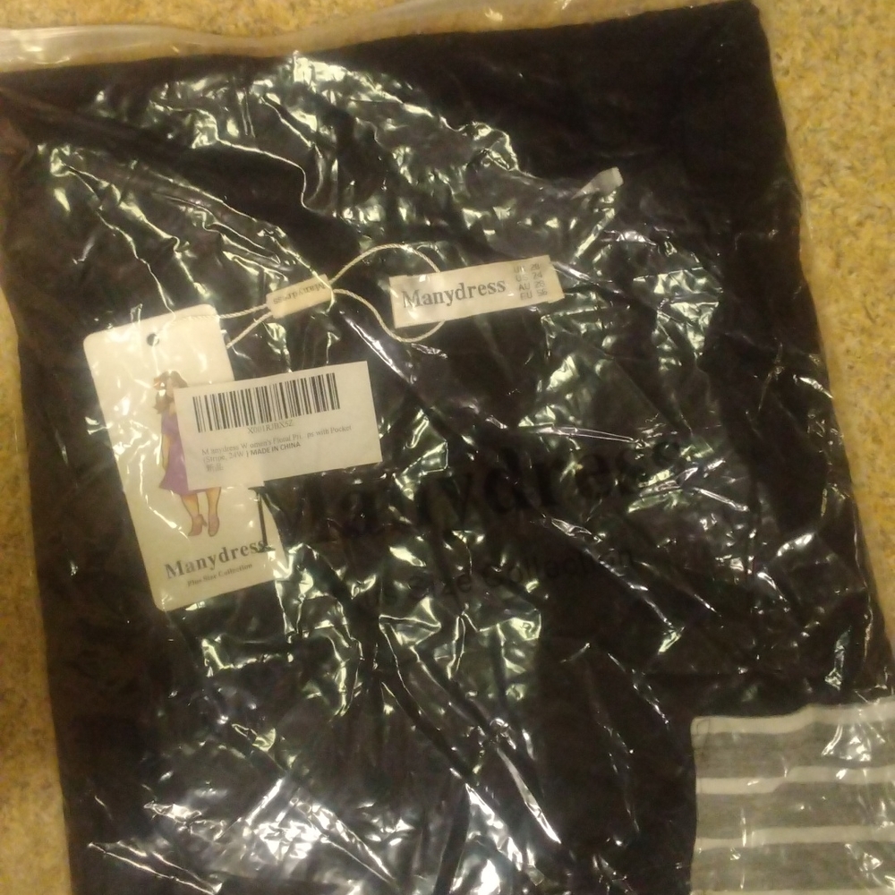 Plus sized striped pocket shirt - Picture 2 of 2